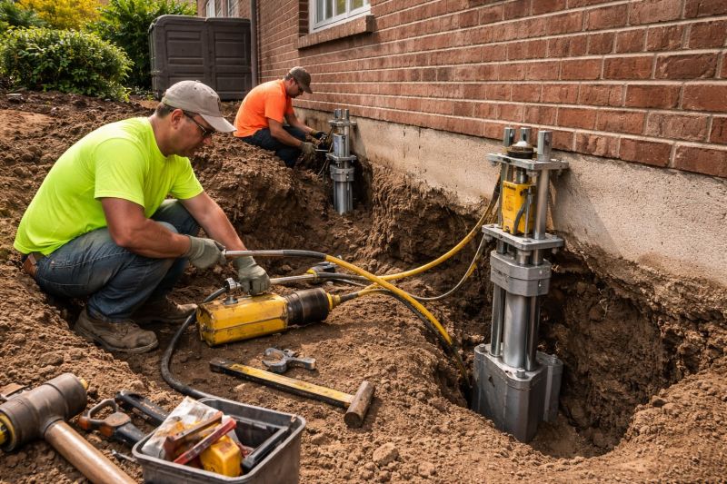 Settling Foundation Service in Westford, MA